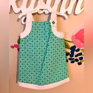 12m teal summertime dress. Like new condition.